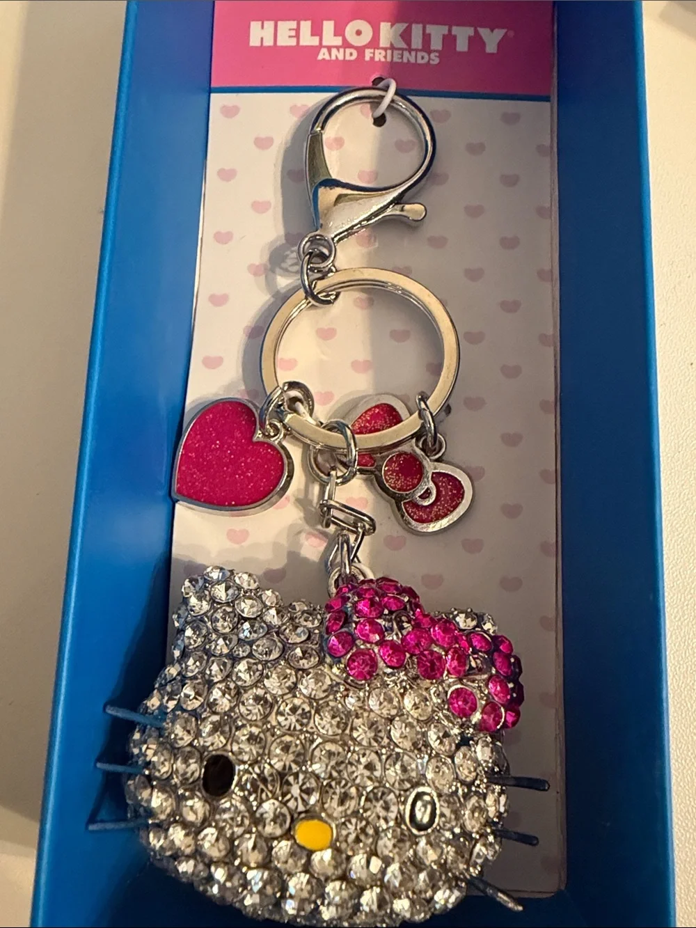 Hello Kitty Crystal Bag Charm-